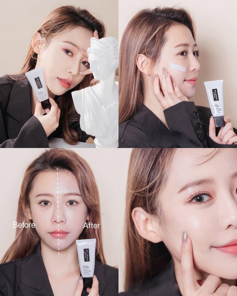 Shu Uemura Block Booster Protective Moisture Primer SPF50+ PA+++10ml #Sumire Mauve , Shu Uemura Block Booster  , Shu Uemura Block Booster  ราคา ,Shu Uemura Block Booster  รีวิว , Shu Uemura Block Booster ไพรเมอร์ , Shu Uemura Block Booster 